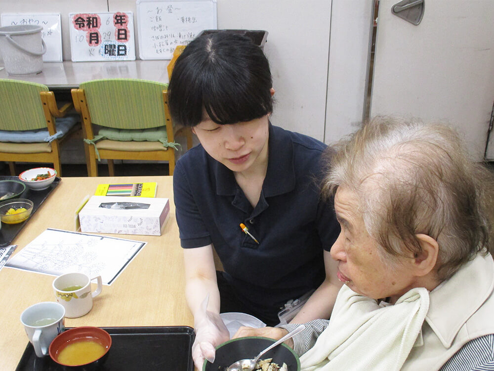 Kさんの働く様子